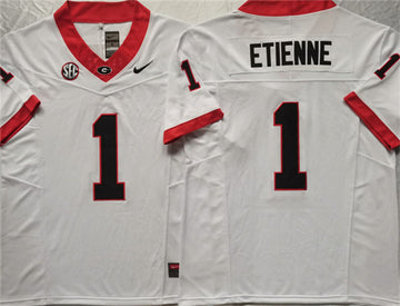 Trevor Etienne Georgia Bulldogs white jersey