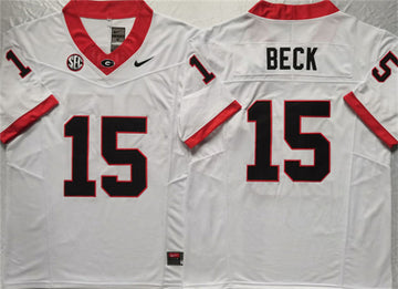 Carson Beck Georgia Bulldogs white jersey