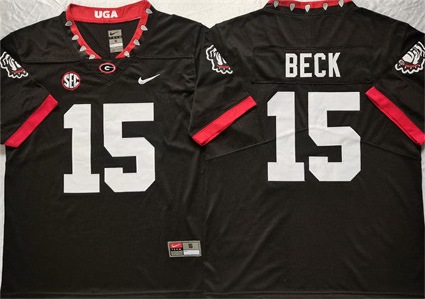 Carson Beck Georgia Bulldogs black jersey