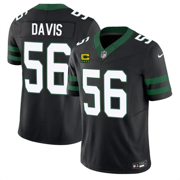 Demario Davis New York Jets black Vapor jersey