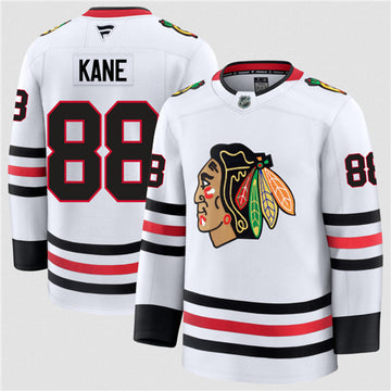 Patrick Kane Chicago Blackhawks white Away jersey