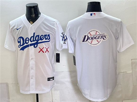 Los Angeles Dodgers white Vapor jersey