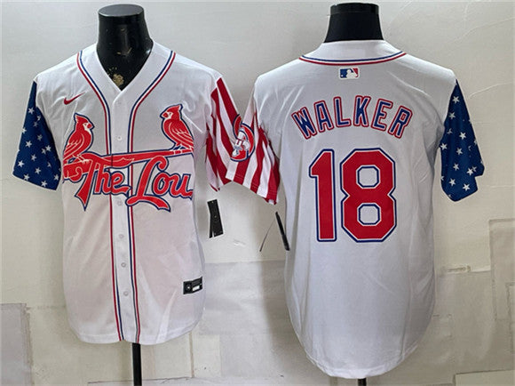 Jordan Walker St. Louis Cardinals white Vapor jersey
