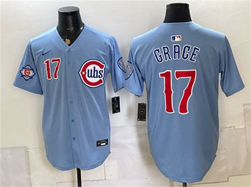 Mark Grace Chicago Cubs blue Limited jersey