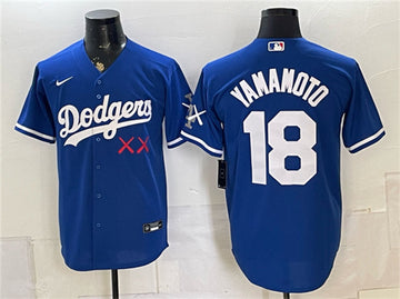 Yoshinobu Yamamoto Los Angeles Dodgers royal Vapor jersey