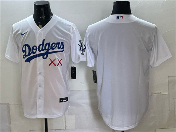 Los Angeles Dodgers white Vapor jersey