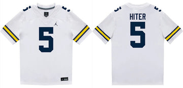 Savion Hiter Michigan Wolverines white jersey