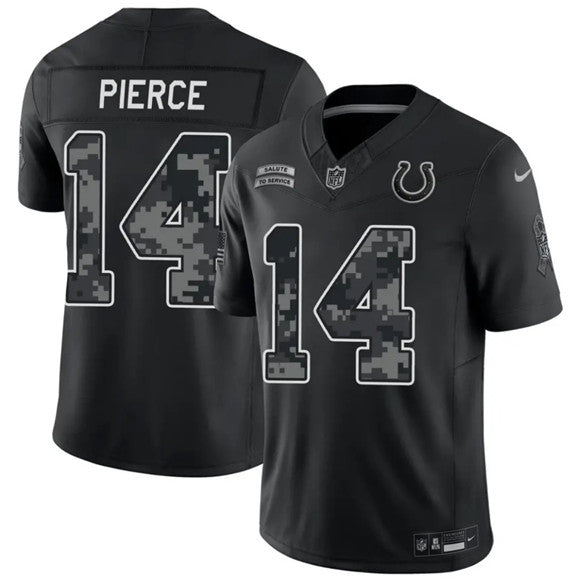 Alec Pierce Indianapolis Colts black Salute To Service jersey