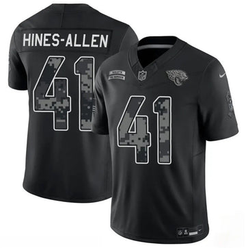 Josh Hines-Allen Jacksonville Jaguars black Salute To Service jersey