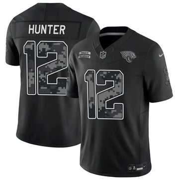 Travis Hunter Jacksonville Jaguars black Salute To Service jersey