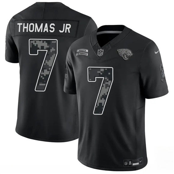 Brian Thomas Jr Jacksonville Jaguars black Salute To Service jersey
