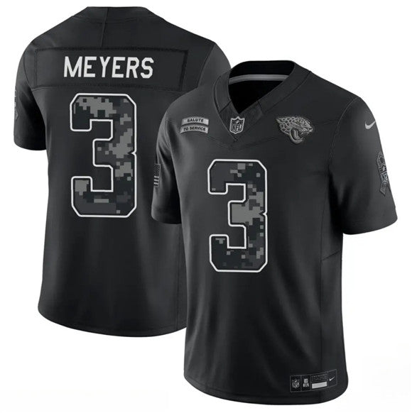 Jakobi Meyers Jacksonville Jaguars black Salute To Service jersey