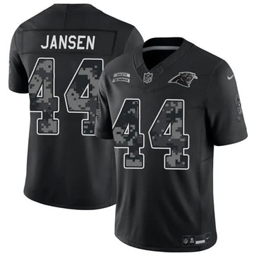 J. Jansen Carolina Panthers black Salute To Service jersey