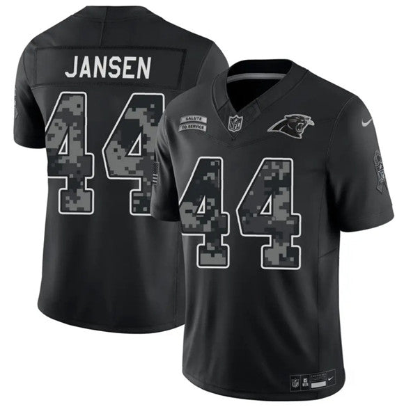 J. Jansen Carolina Panthers black Salute To Service jersey