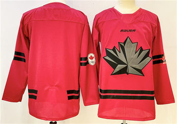 Custom Team Canada red jersey