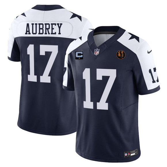 Brandon Aubrey Dallas Cowboys navy Vapor jersey