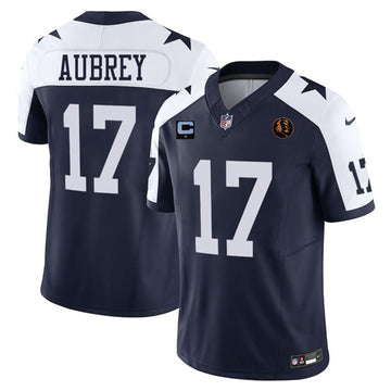 Brandon Aubrey Dallas Cowboys navy Vapor jersey
