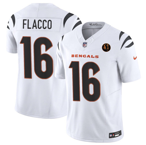 Joe Flacco Cincinnati Bengals white Vapor jersey
