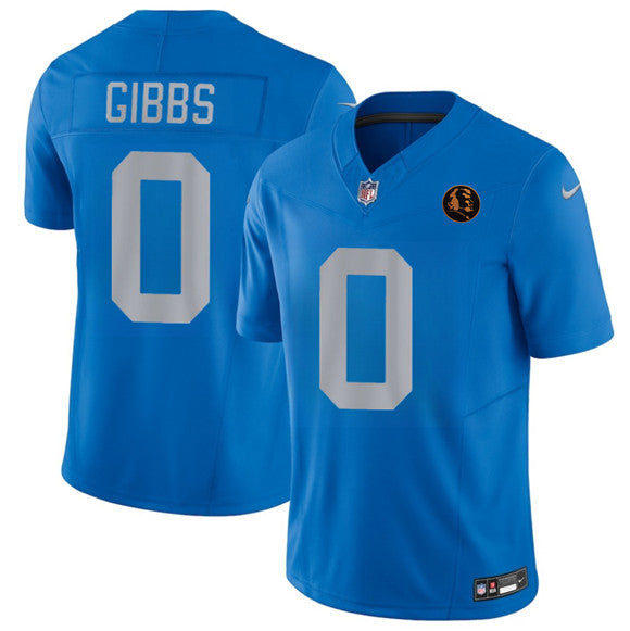 Jahmyr Gibbs Detroit Lions blue Vapor jersey