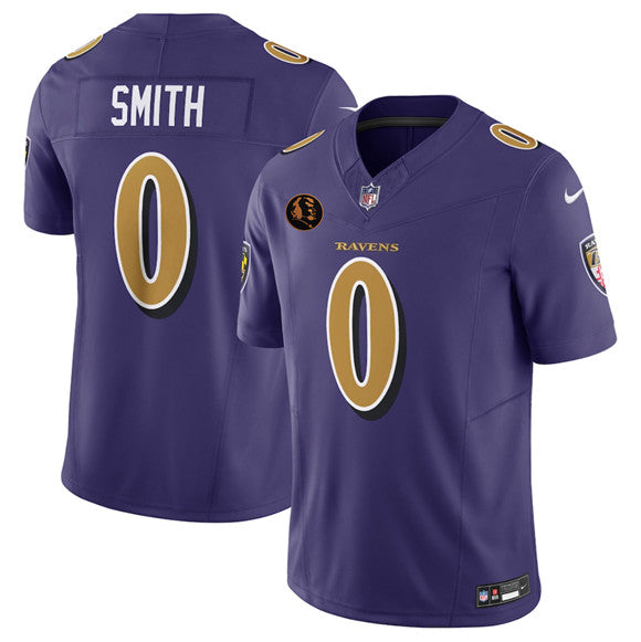 Roquan Smith Baltimore Ravens purple Limited jersey