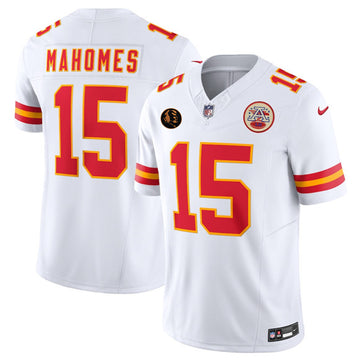 Patrick Mahomes Kansas City Chiefs white Vapor jersey