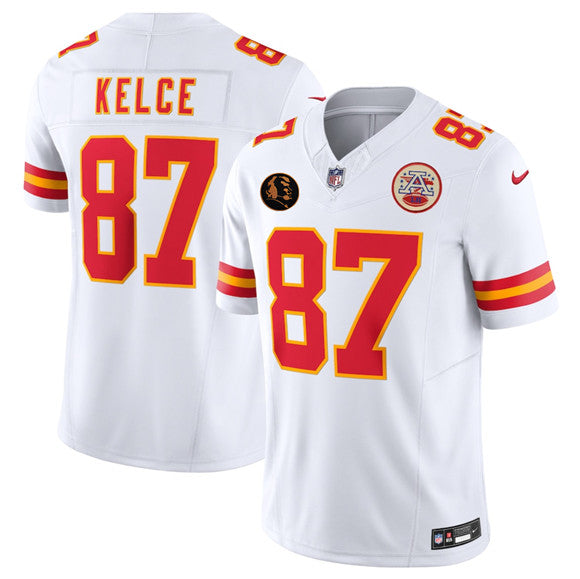Travis Kelce Kansas City Chiefs white Vapor jersey