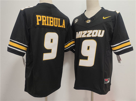 Beau Pribula F.U.S.E Missouri Tigers black jersey