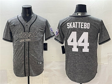 Cam Skattebo New York Giants gray jersey
