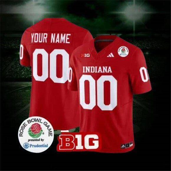 Custom Indiana Hoosiers red jersey