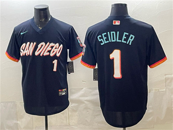 Peter Seidler Obsidian San Diego Padres City Connect jersey