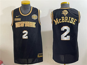 Miles McBride New York Knicks black jersey