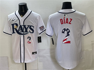 Yandy Díaz Tampa Bay Rays white Home jersey