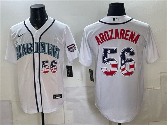 Randy Arozarena Seattle Mariners white Home jersey