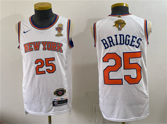 Mikal Bridges New York Knicks white jersey