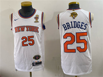 Mikal Bridges New York Knicks white jersey
