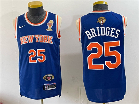 Mikal Bridges New York Knicks blue jersey
