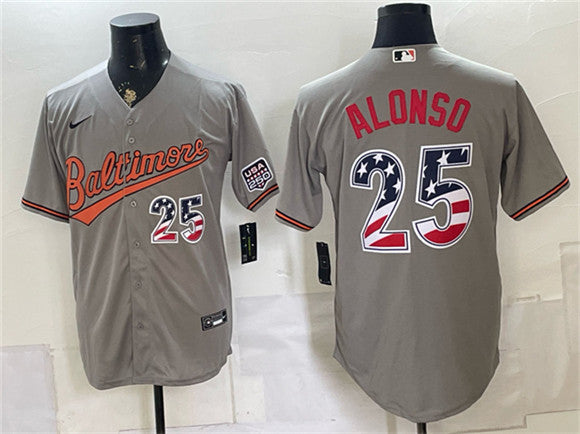 Pete Alonso Baltimore Orioles gray Home jersey