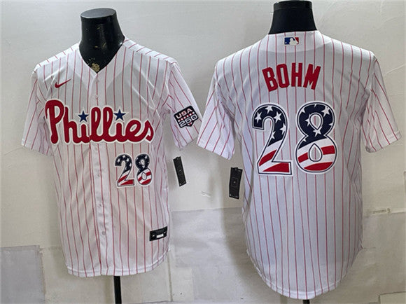 Alec Bohm Philadelphia Phillies white Home jersey