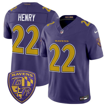 Derrick Henry Baltimore Ravens purple Vapor jersey