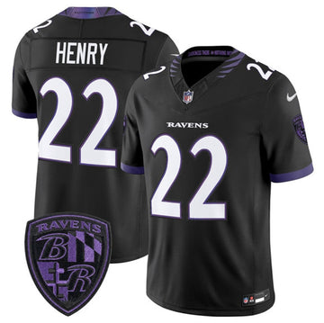 Derrick Henry Baltimore Ravens black Vapor jersey