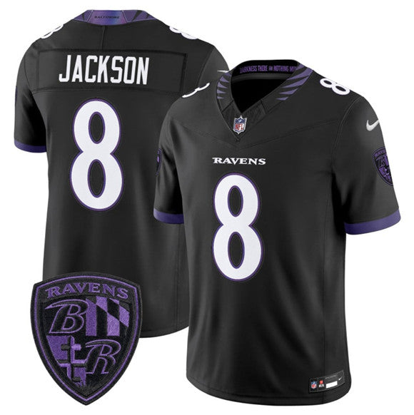 Lamar Jackson Baltimore Ravens black Vapor jersey