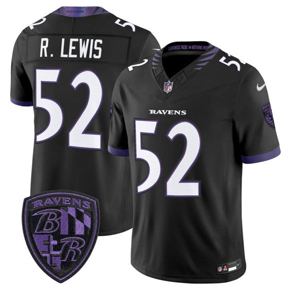 Ray Lewis Baltimore Ravens black Vapor jersey