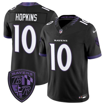 DeAndre Hopkins Baltimore Ravens black Vapor jersey