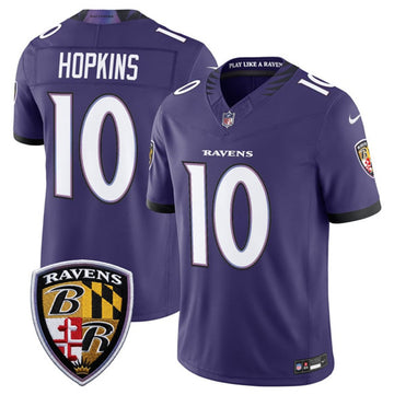DeAndre Hopkins Baltimore Ravens purple Vapor jersey
