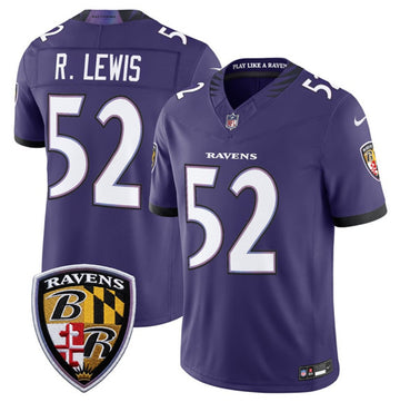 Ray Lewis Baltimore Ravens purple Vapor jersey