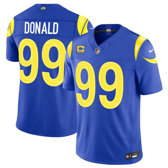 Aaron Donald Los Angeles Rams royal Vapor jersey
