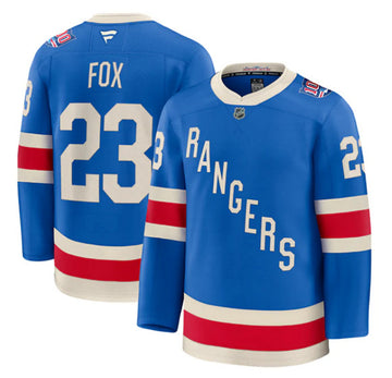 Custom New York Rangers blue jersey