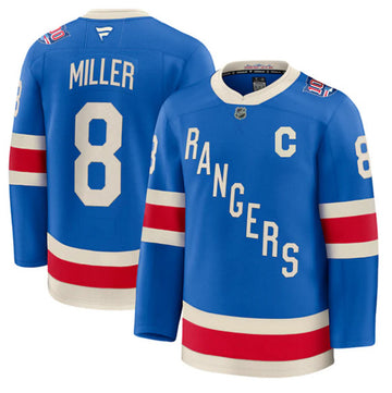 JT Miller New York Rangers blue jersey