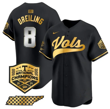 Dylan Dreiling Tennessee Volunteers black Vapor jersey