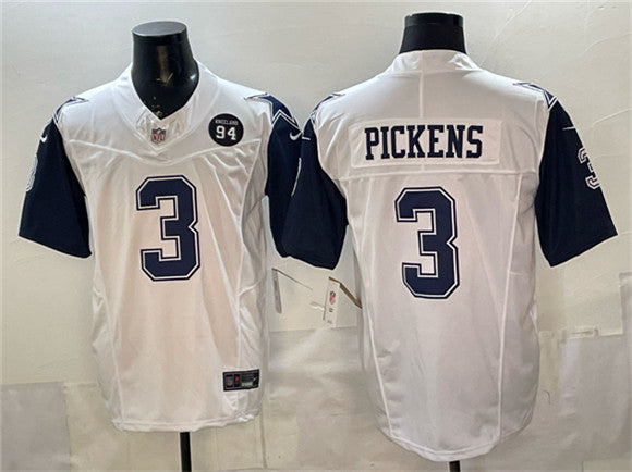George Pickens Dallas Cowboys white Vapor jersey